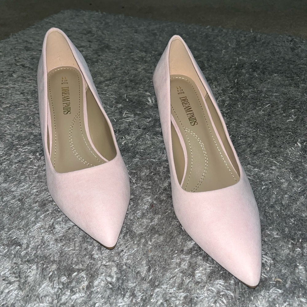 Dream Paris Pink Pointed Toe Heels | Size 11